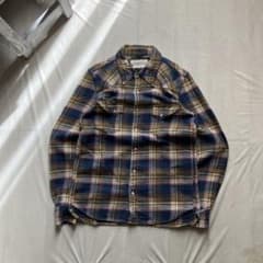 remi relief /チェック ウエスタンネルシャツ M レミレリーフ