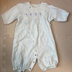 赤ちゃんの城　水玉模様 ロンパース