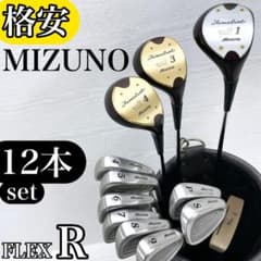 格安‼】 MIZUNO ミズノ メンズ ゴルフクラブ 初心者セット 12本 R