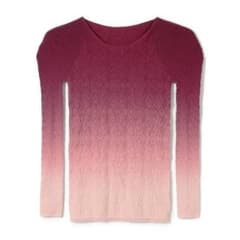 チャコット ノーソーイングニット 丸首 長袖 グラデーション - メルカリ