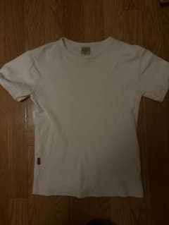 AVIREX リブ Vネック Tシャツ ホワイト Sのサムネイル