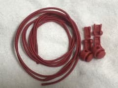 調節可能の靴ひも　レッドのサムネイル