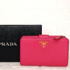 PRADA サフィアーノ レザー マルチカラー 二つ折り 長財布 - メルカリ