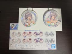 ホロライブ一番くじ　白銀ノエルウェディング缶バッジ ホログラムver.のサムネイル