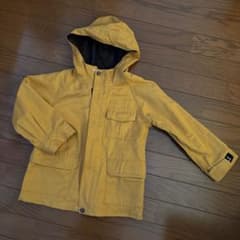 エフオーキッズ フード付きマスタードジャケット　120
