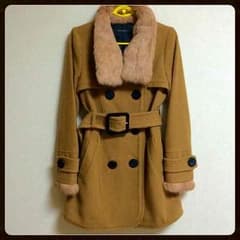 未使用♡スパイラルガールスタンドウールロングコートのサムネイル