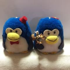 昭和レトロ パピプペンギン ぬいぐるみ マスコット 中古品 2こセット