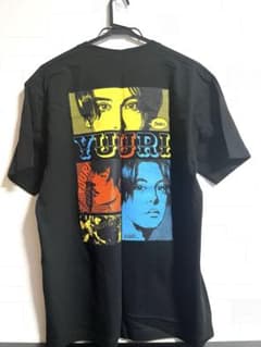 美品】優里 2022 フェスTシャツ アメコミ風 XL ブラック ライブT
