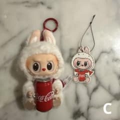 新品未使用】ポップマート ラブブ コカコーラ ぬいぐるみ キーホルダー