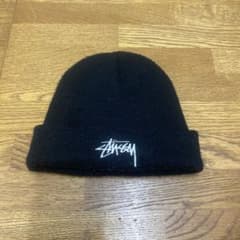 Stussy ニット帽 ビーニー ブラックのサムネイル