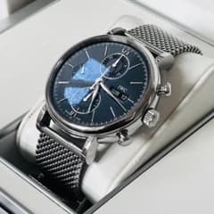 美品✨ 【OH直後】IWC ポートフィノ クロノグラフ 黒 ミラネーゼブレス