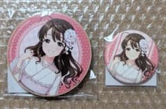デレマス 奥山沙織 コースター 缶バッジ セットのサムネイル