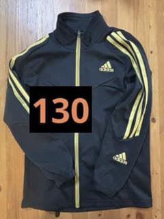 アディダス キッズ 130  ジャージ 黒のサムネイル