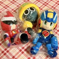 B33 ロックマンエグゼ ぬいぐるみ 3点セット ブルース メットール S