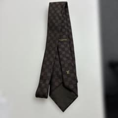 LOUIS VUITTON ダミエ ネクタイ ブラウンのサムネイル