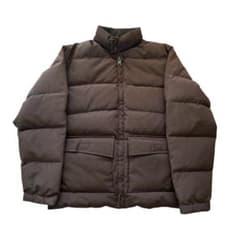 Schott 80's USA製 短丈　無地　グース　ダウンジャケット ブラウン