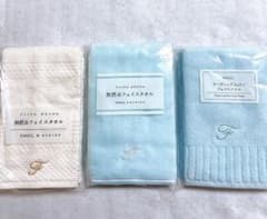 【新品】FANCL UCHINO 無撚糸フェイスタオル　綿100％ 3枚セットのサムネイル