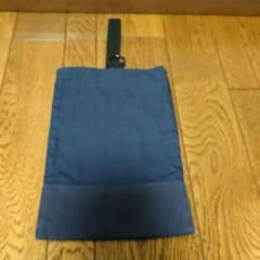 上履き入れ袋 ネイビー 21㎝×30㎝ ・オマケ付きのサムネイル