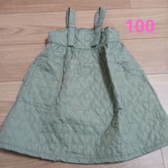 branshes ハートキルト ジャンバースカート 100cm