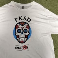 GILDAN スカルプリント ドクロ Tシャツ XL ホワイト 半袖のサムネイル