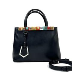 美品】フェンディ プチトゥージュール ハンドバッグ 2WAY スタッズ