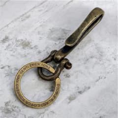 真鍮 キーリング キーフック brass ヴィンテージ アンティーク レトロのサムネイル