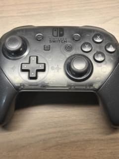 Nintendo Switch Pro Controller 透明/黒のサムネイル