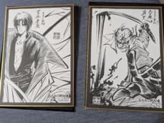 るろうに剣心展　志々雄真実篇　ミニ色紙コレクション　色紙　志々雄真実　四乃森蒼紫