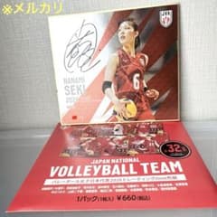 バレーボール女子日本代表 関菜々巳 トレーディングmini色紙 シークレットのサムネイル