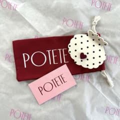新品☆完売品】POTETE ヘアクリップ シェル ホワイト 巾着付き - メルカリ