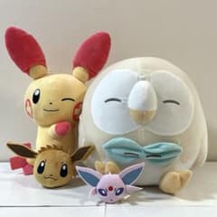 【まとめ売り】 圧縮なし ポケットモンスター ぬいぐるみセット 4点セット