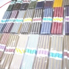 三分紐長尺100本セット 大量・まとめ売り 国内産木綿真田紐綿100％ 仕 