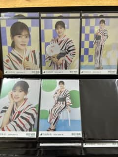 乃木坂46 生写真5種コンプ 浴衣2024 柴田柚菜のサムネイル