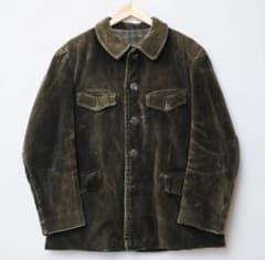 40-50年代French Vintage コーデュロイ ハンティングジャケット - メルカリ