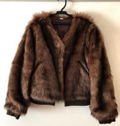 【美品❤】Mila owen エコファーショートコートのサムネイル