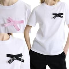 PATOU】パトゥ オーガニックコットンリボンTシャツ - メルカリ