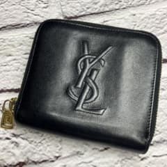美品✨イヴサンローラン  カサンドラ ステッチ ラウンドジップ 折り財布 美品✨イヴサンローラン YSL カサンドラ ステッチ ラウンドジップ 折り