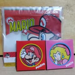 お値下げ致しました！スーパーマリオ ジッパーバッグ&メモパッド 2種