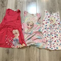 H&M ワンピース　アナ雪　3枚セットのサムネイル
