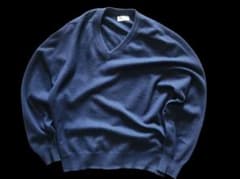Glenmac Pure Cashmere Sweater navy 44 - メルカリ