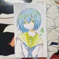 手描き　イラスト　女の子　萌え絵のサムネイル