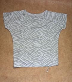DESCENTE 半袖 Tシャツ ゼブラ柄 ドローコード付のサムネイル