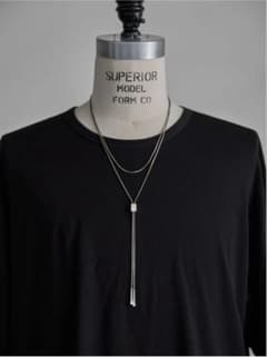 新品未使用PRYシュウト Rope Lariat Necklace size2 Rope Lariat Necklace Silver 925 pryシュウト - メルカリ