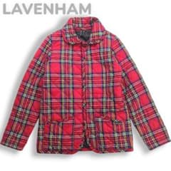 希少カラー✨ラベンハム キルティングジャケット コート 赤 チェック