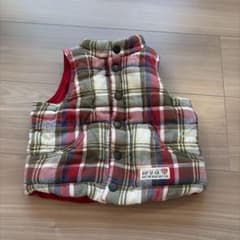 babyGap 中綿ベスト チェック柄 80cmのサムネイル