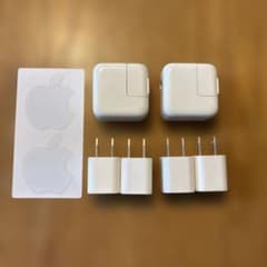 [순정] Apple 충전 어댑터 6 개 세트 10V / 5V 미사용품 포함 순정 씰 포함