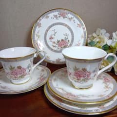 ロイヤルドルトン　カントン　トリオセット② ロイヤルドルトン カントン トリオ 2客 - メルカリ