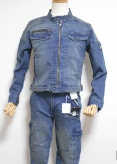 最終価格！寅壱デニム作業服  ライダースのサムネイル