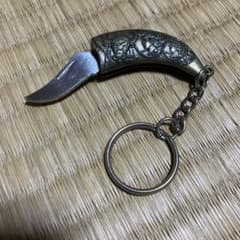 レトロ キーホルダー ナイフ型 闘牛 モチーフのサムネイル