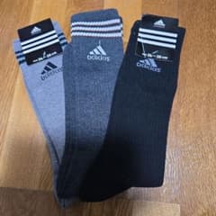 adidas メンズ ソックス 3足セット 26-28cmのサムネイル